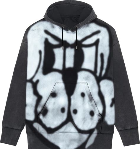 Givenchy x Chito Oversized Hoodie With Tag Effect Dog Print 